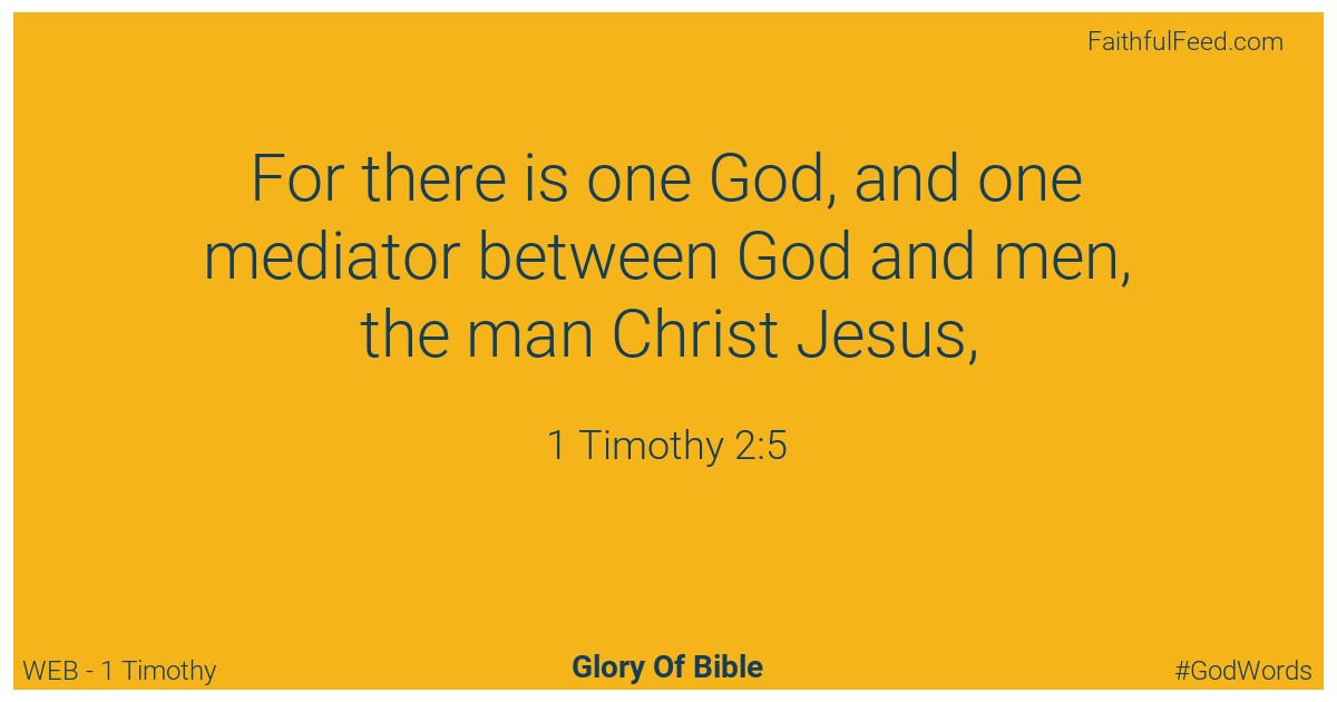 The Bible Chapters from 1 Timothy - Web