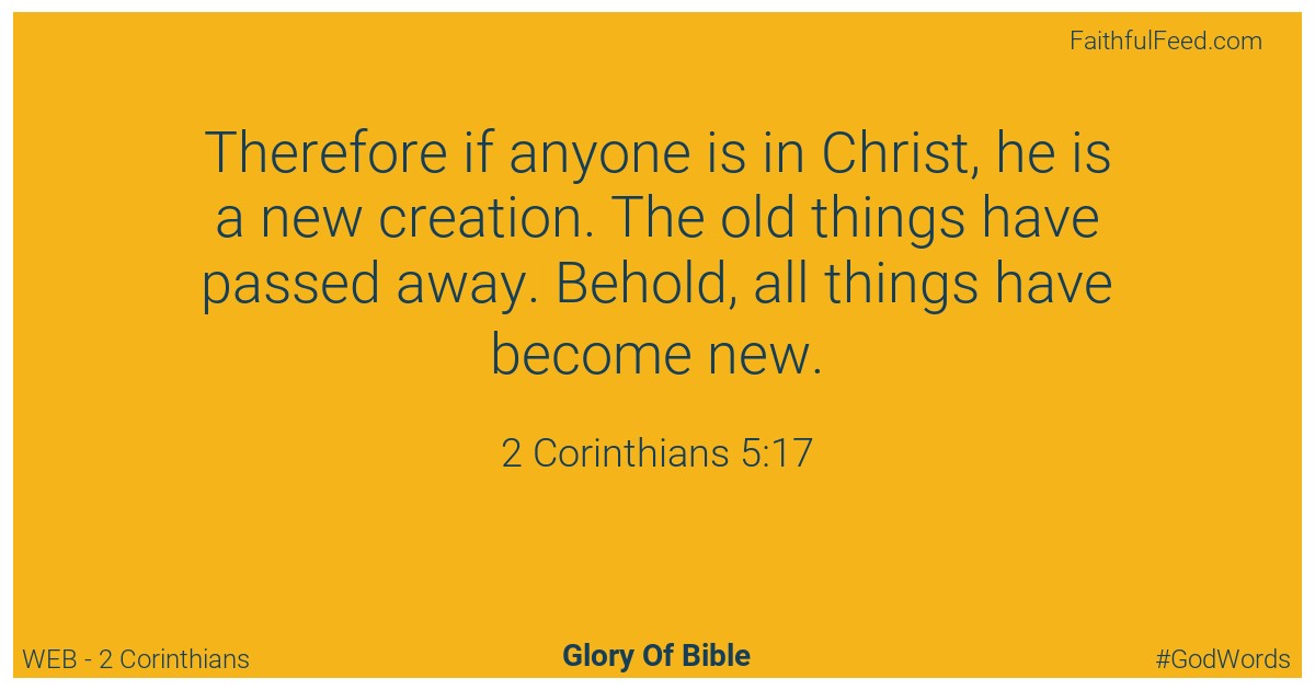The Bible Chapters from 2 Corinthians - Web