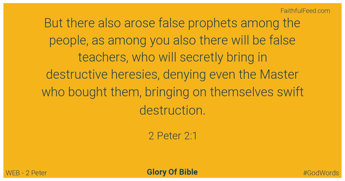 The Bible Verses from 2-peter Chapter 2 - Web