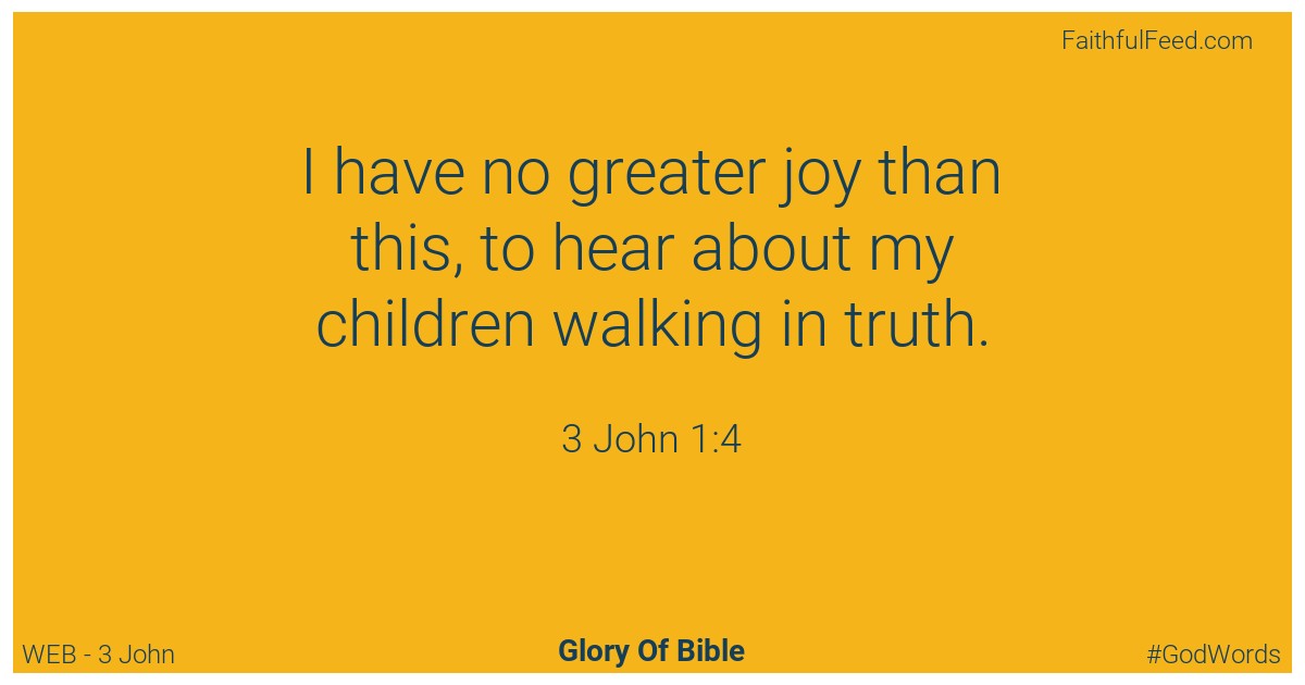 The Bible Chapters from 3 John - Web