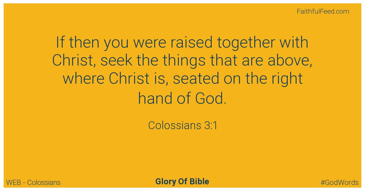 The Bible Verses from Colossians Chapter 3 - Web