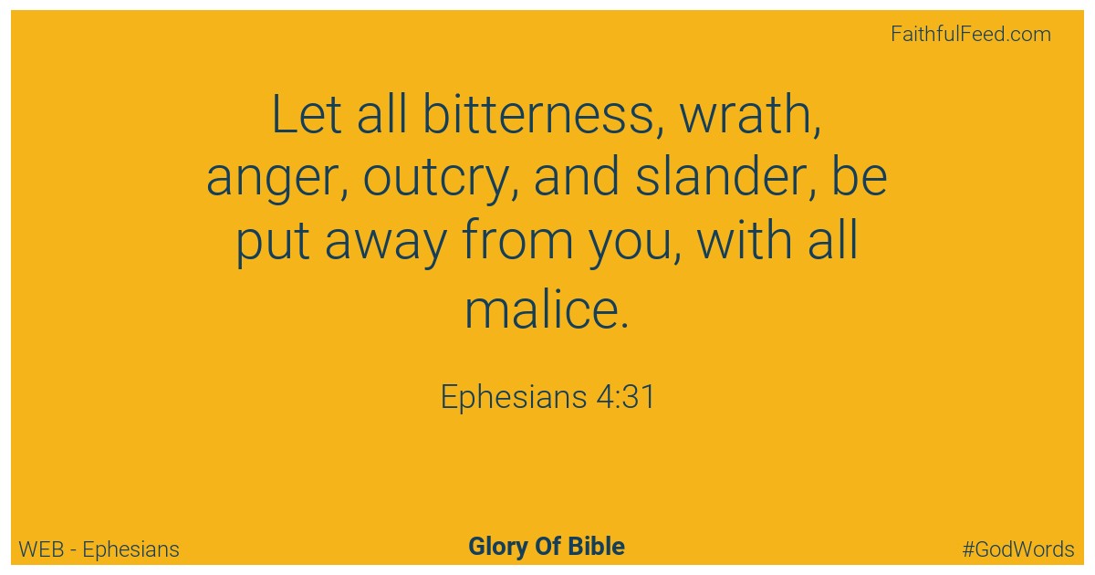Ephesians 4:31 - Web