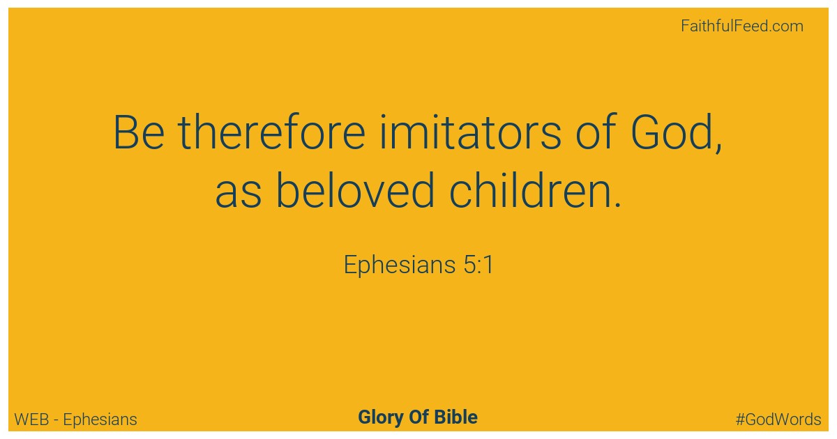 The Bible Verses from Ephesians Chapter 5 - Web