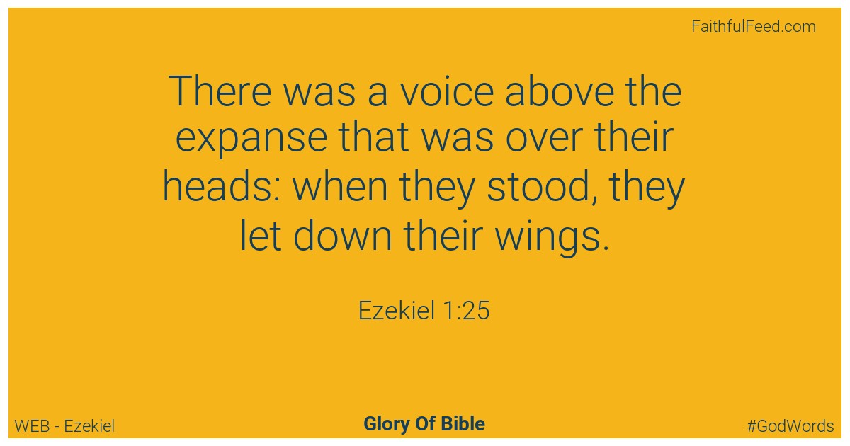 Ezekiel 1:25 - Web