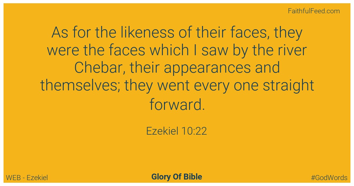 Ezekiel 10:22 - Web