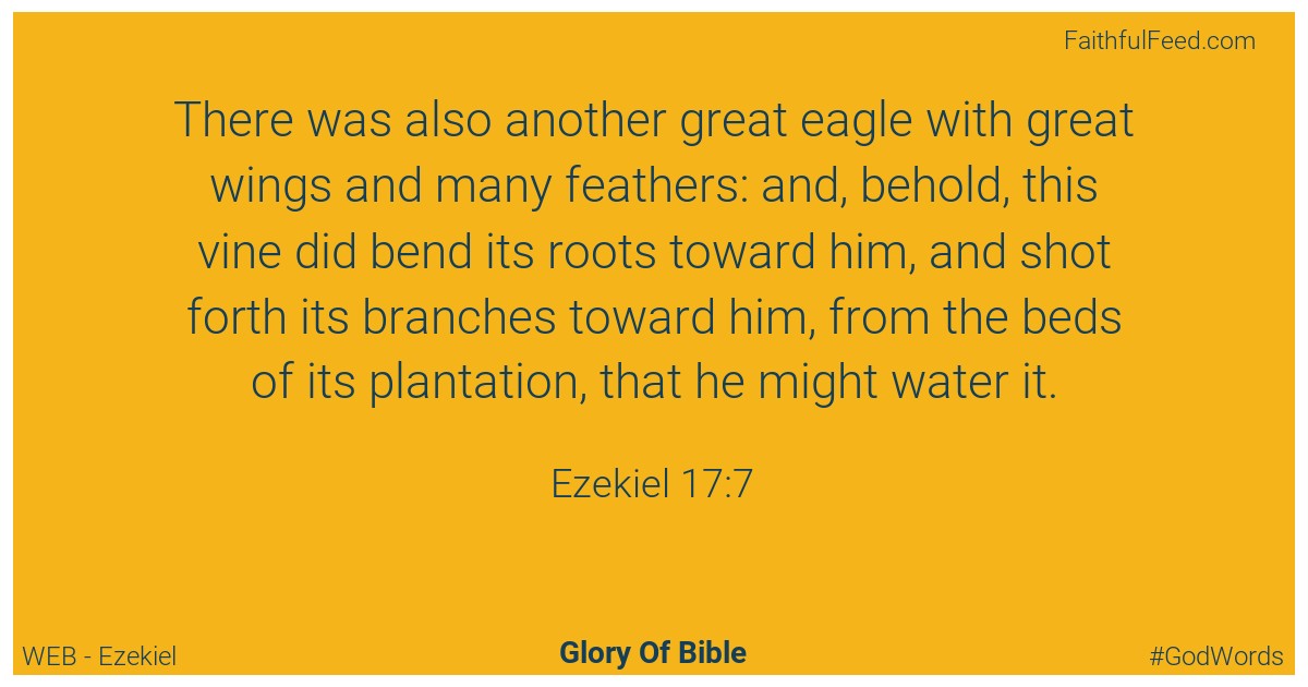 Ezekiel 17:7 - Web