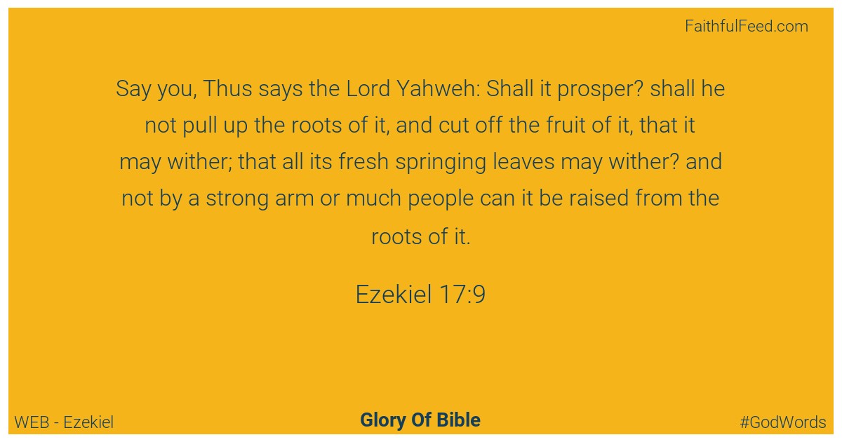Ezekiel 17:9 - Web