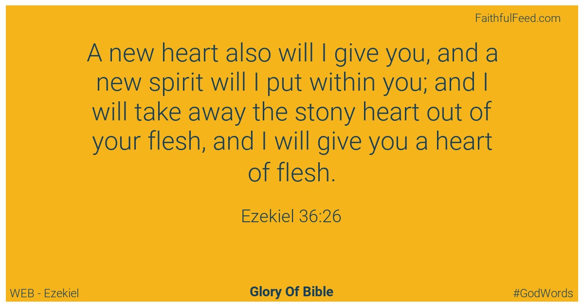 Ezekiel 36:26 - Web