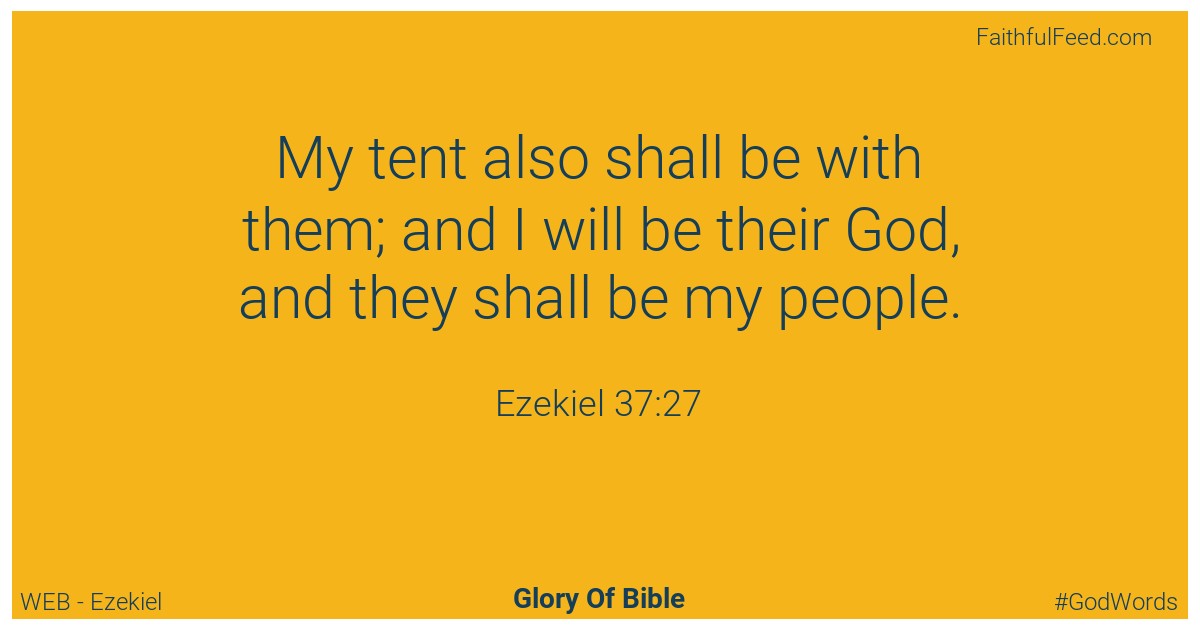 Ezekiel 37:27 - Web