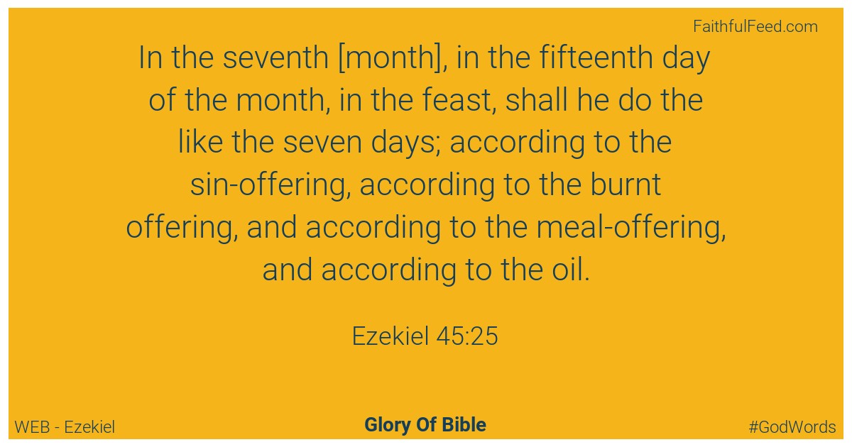 Ezekiel 45:25 - Web