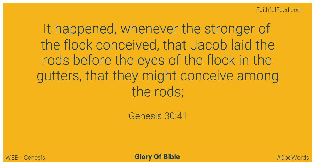 Genesis 30:41 - Web