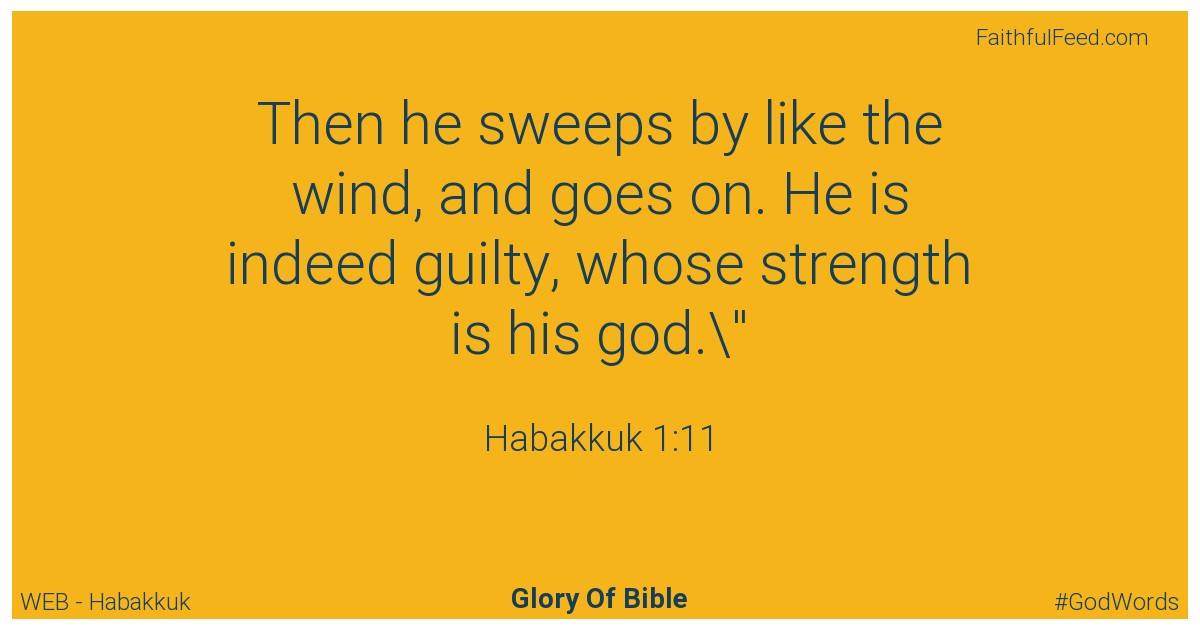 Habakkuk 1:11 - Web