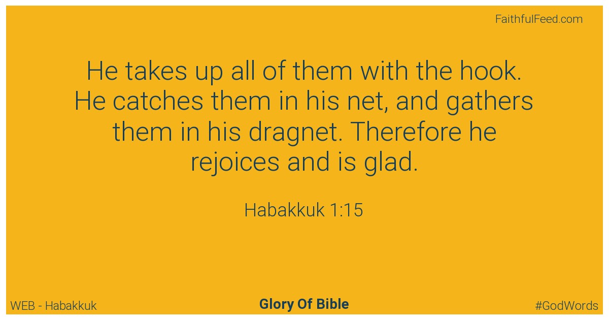 Habakkuk 1:15 - Web