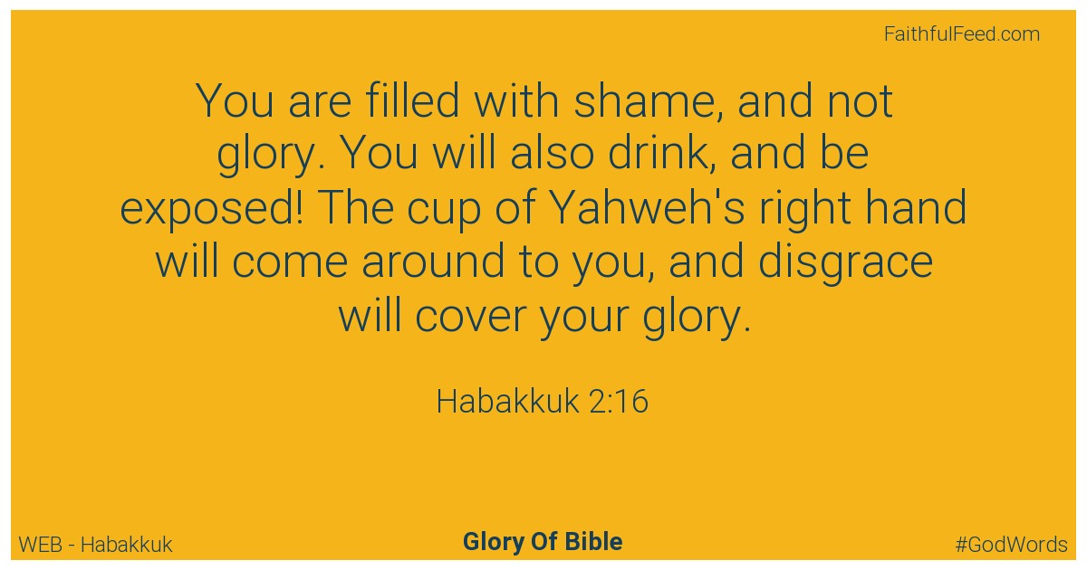 Habakkuk 2:16 - Web