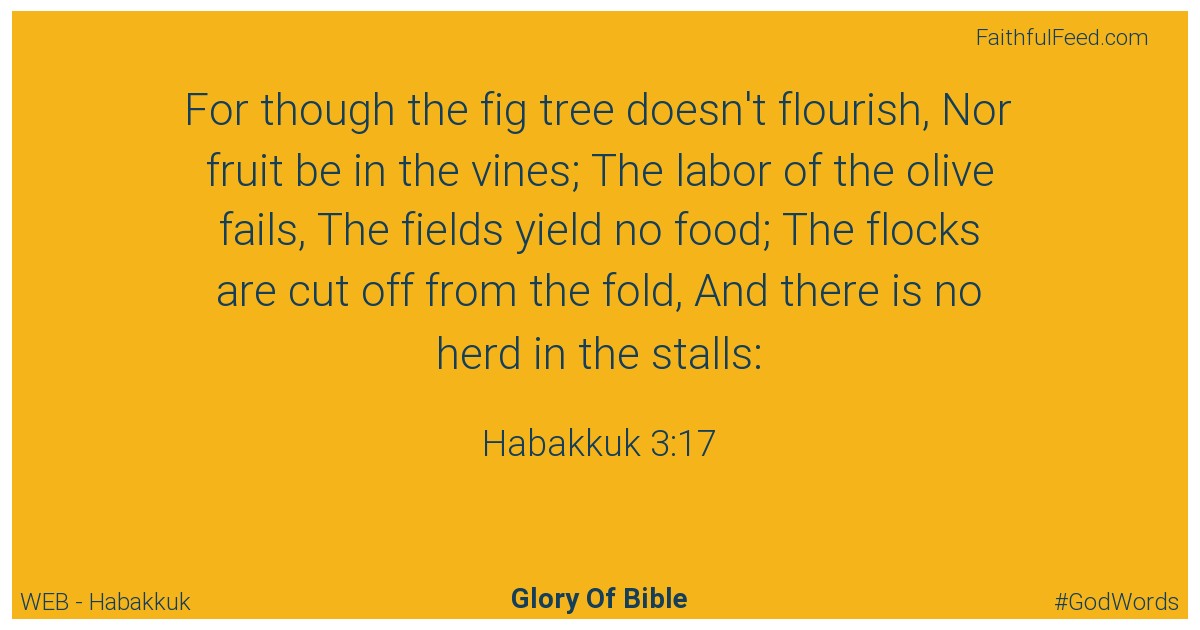 Habakkuk 3:17 - Web