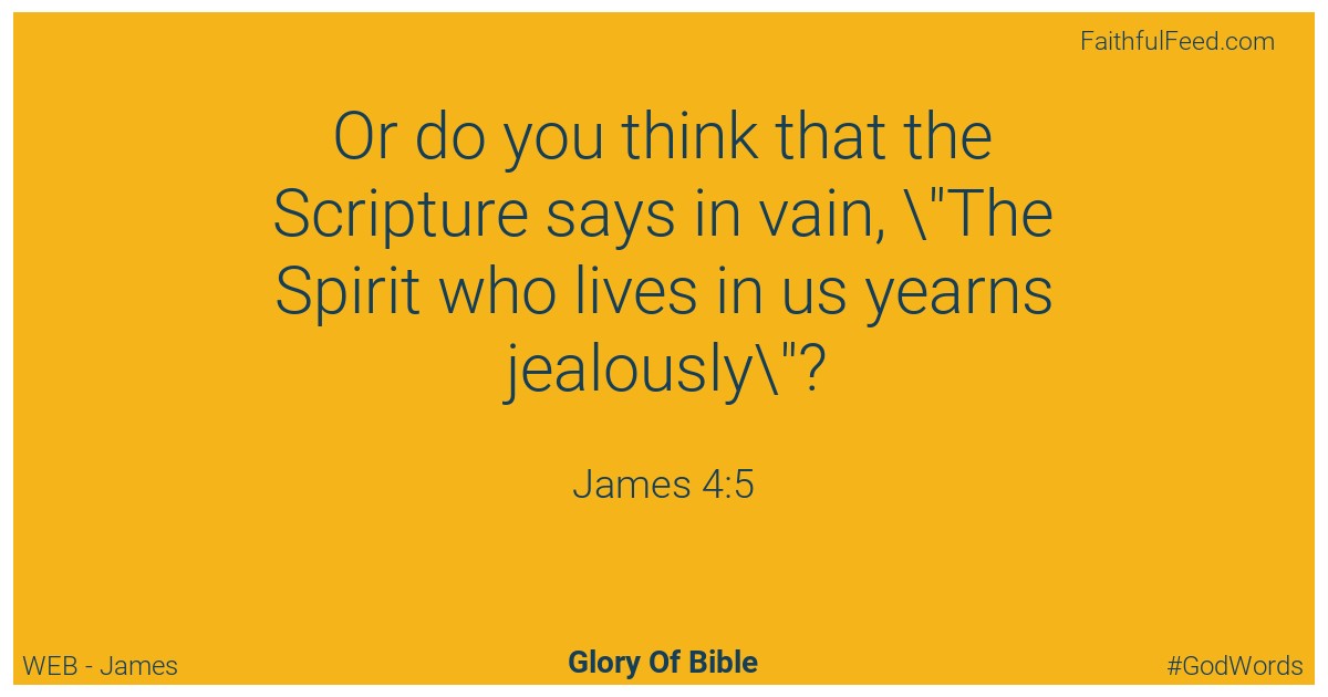 James 4:5 - Web