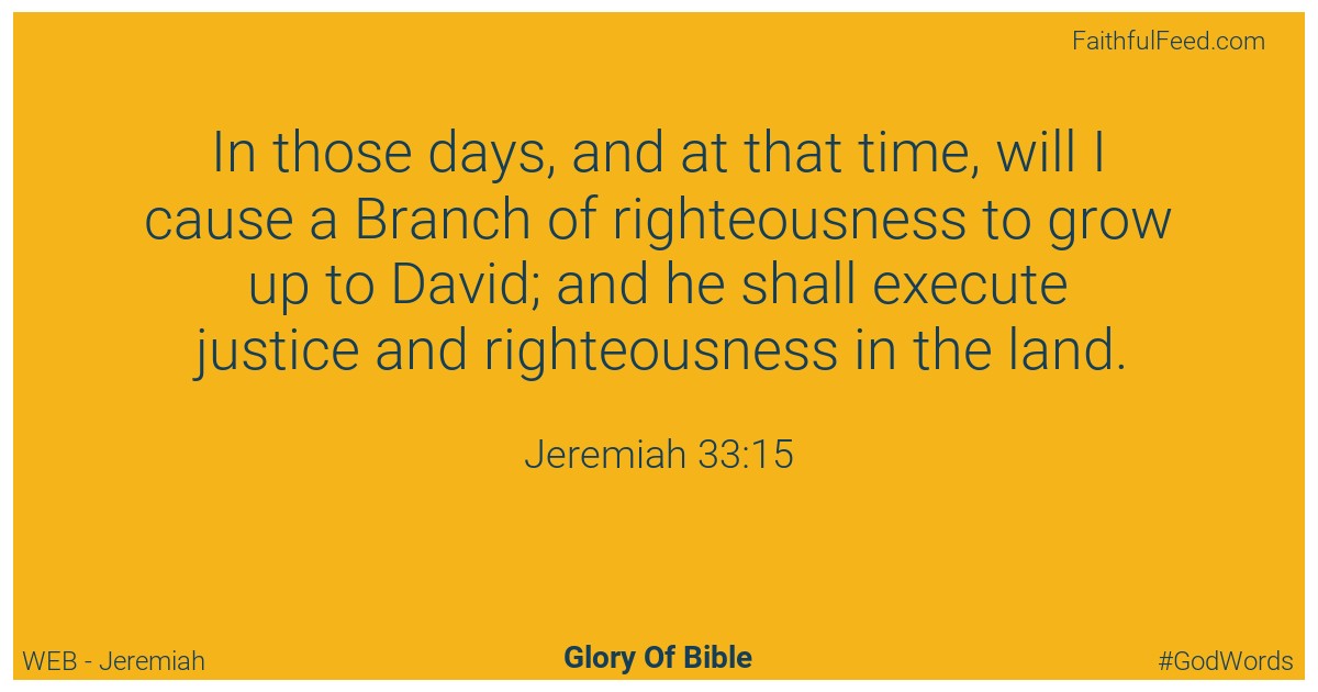 Jeremiah 33:15 - Web