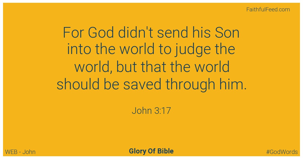 John 3:17 - Web