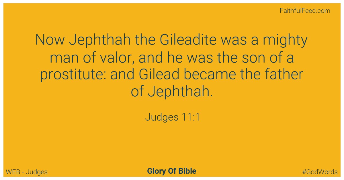 Judges 11:1 - Web