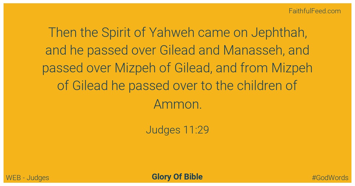 Judges 11:29 - Web