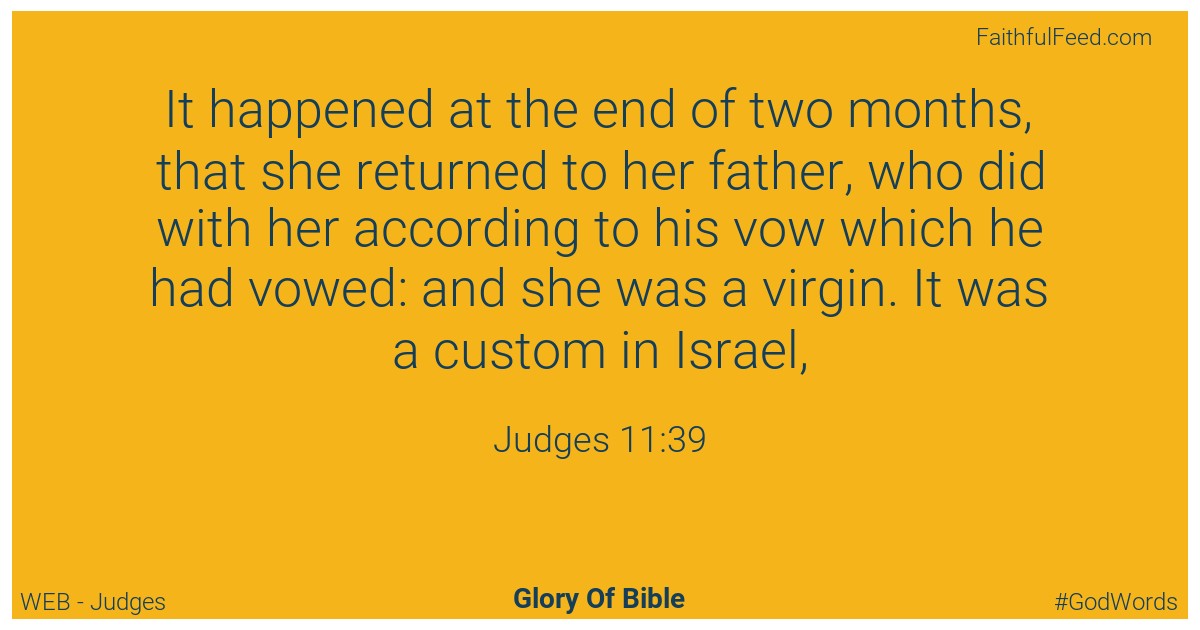 Judges 11:39 - Web