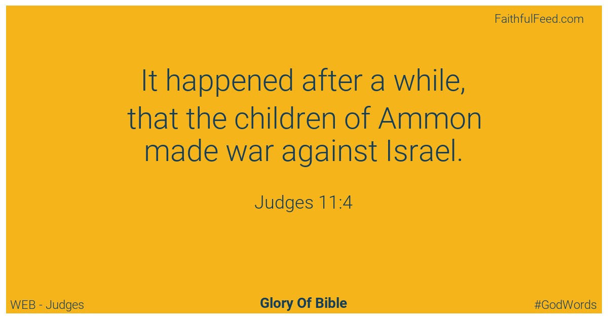 Judges 11:4 - Web