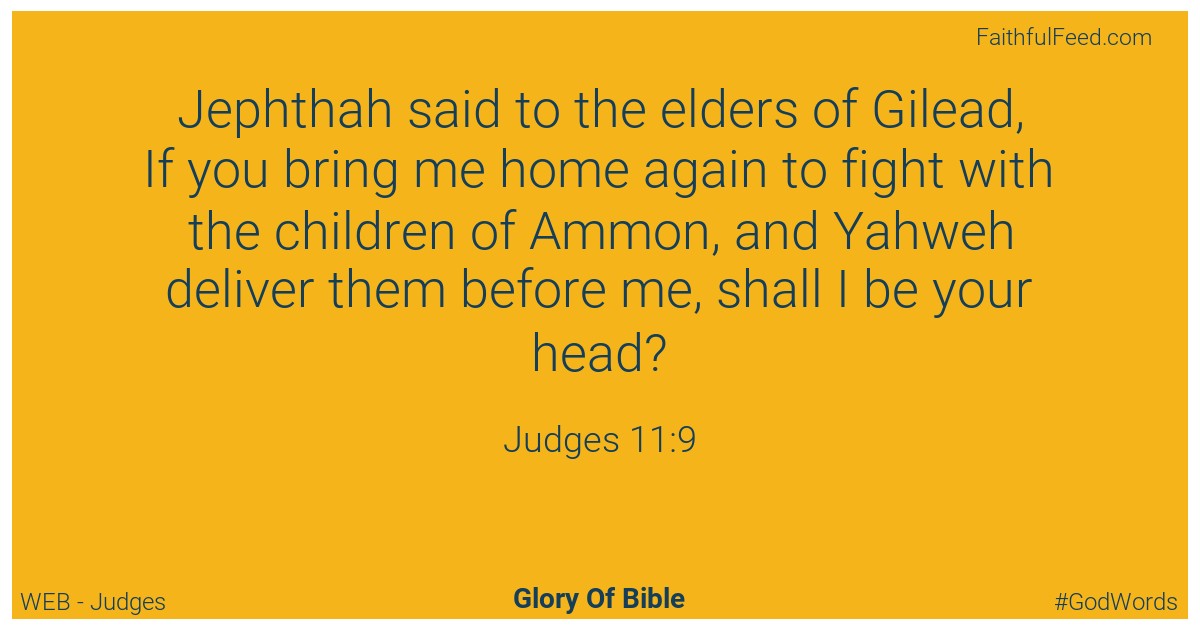 Judges 11:9 - Web