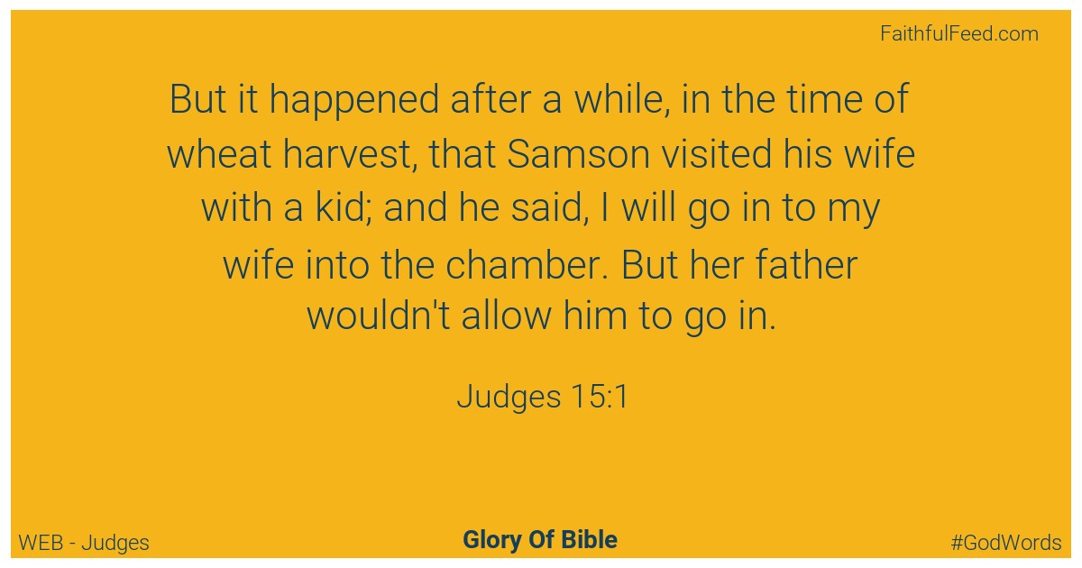 Judges 15:1 - Web