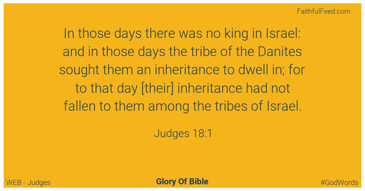 Judges 18:1 - Web