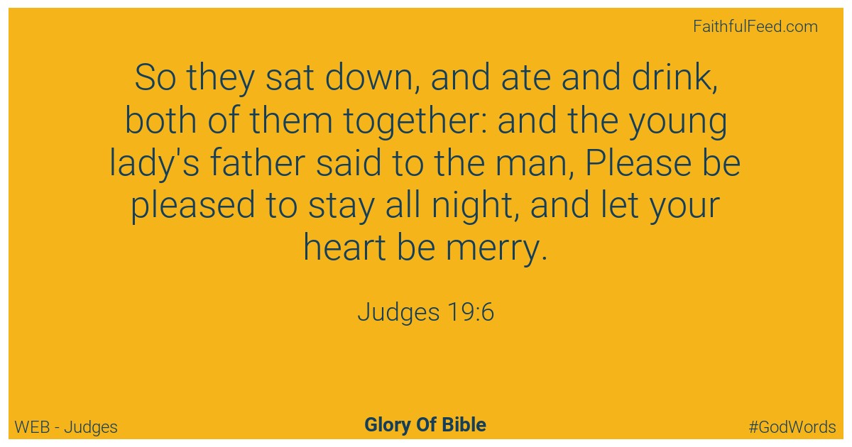 Judges 19:6 - Web