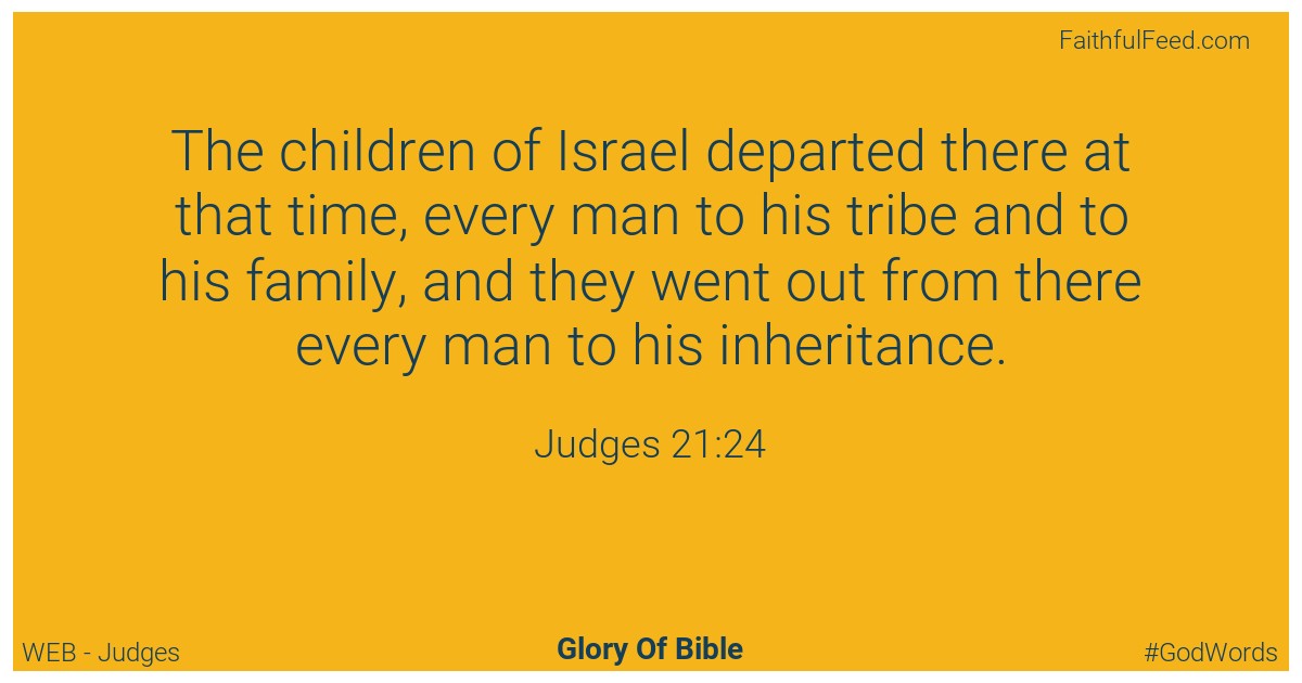 Judges 21:24 - Web