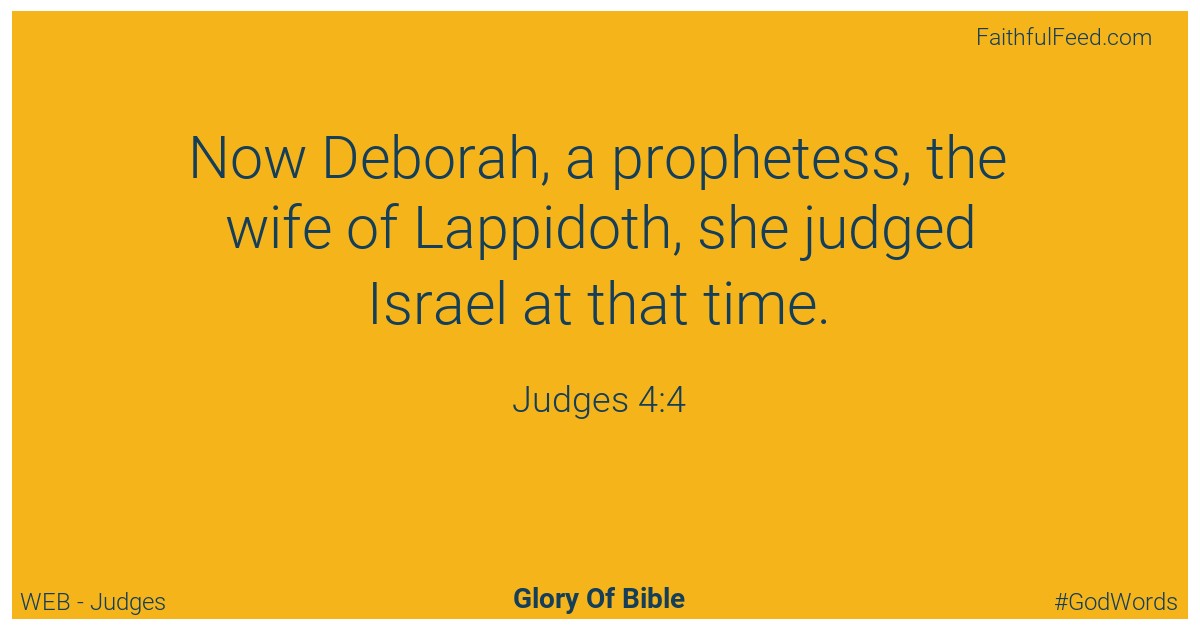 Judges 4:4 - Web