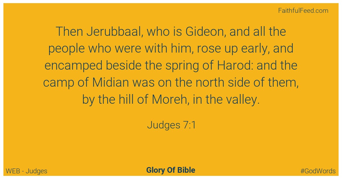 Judges 7:1 - Web