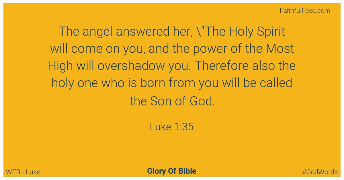The Bible Chapters from Luke - Web