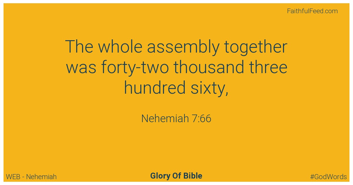 Nehemiah 7:66 - Web