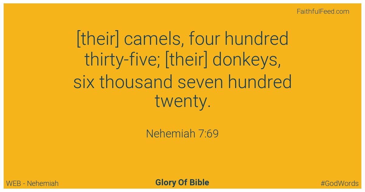 Nehemiah 7:69 - Web