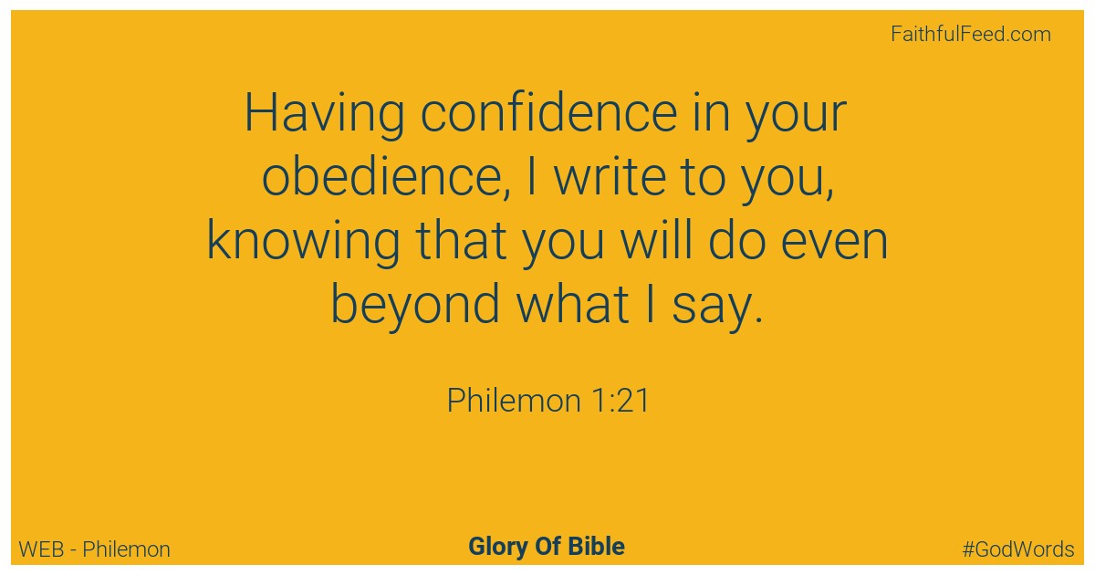 The Bible Chapters from Philemon - Web