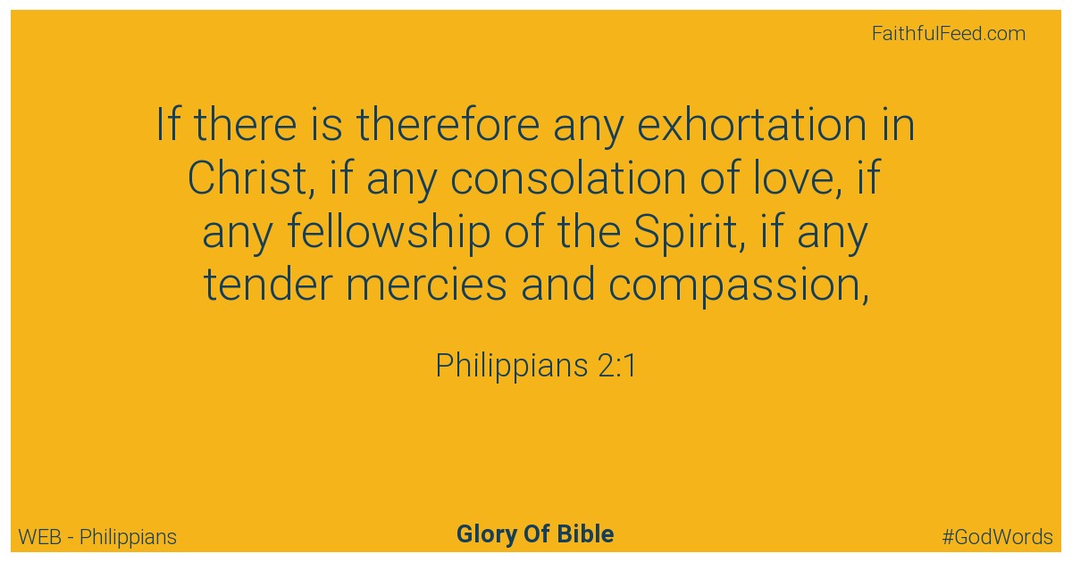 The Bible Verses from Philippians Chapter 2 - Web