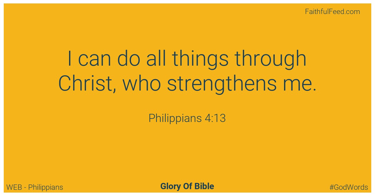 The Bible Chapters from Philippians - Web