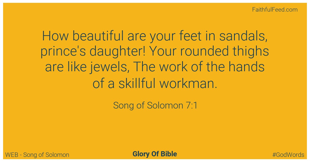 Song-of-solomon 7:1 - Web