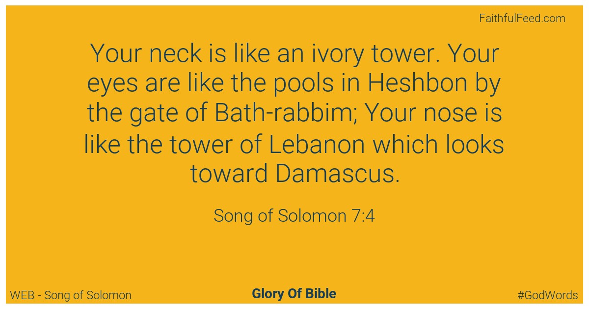 Song-of-solomon 7:4 - Web