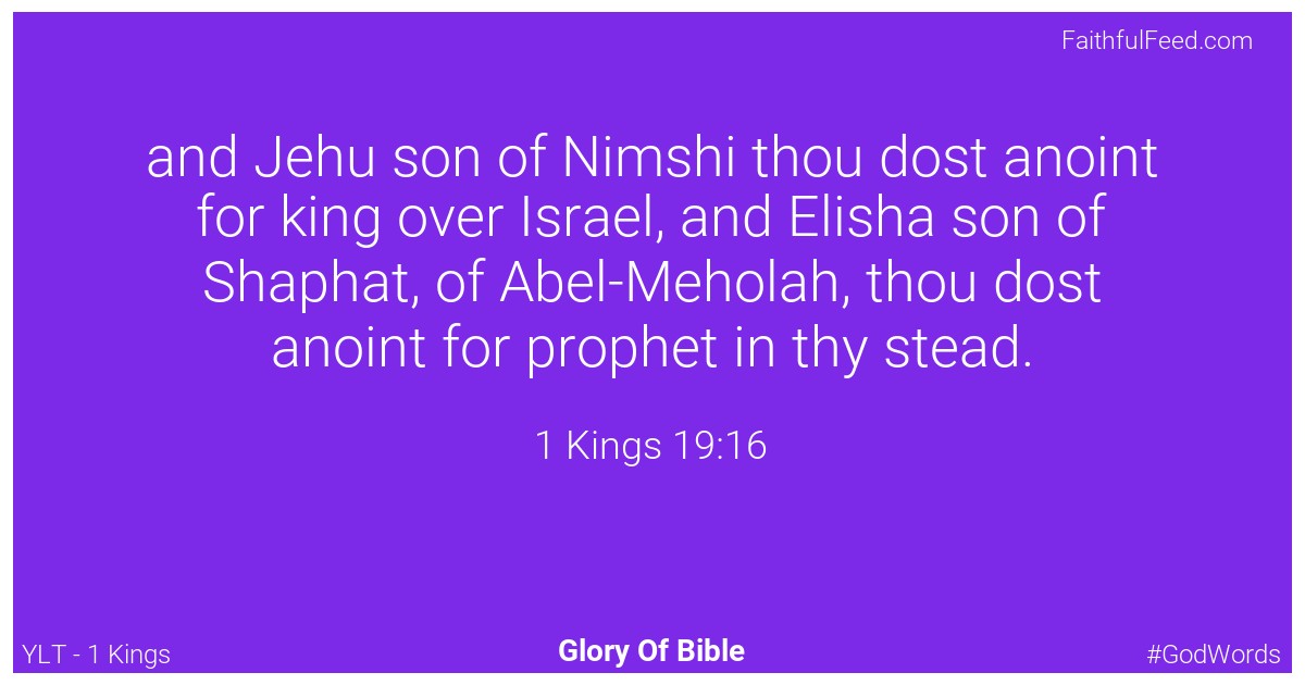 1-kings 19:16 - Ylt