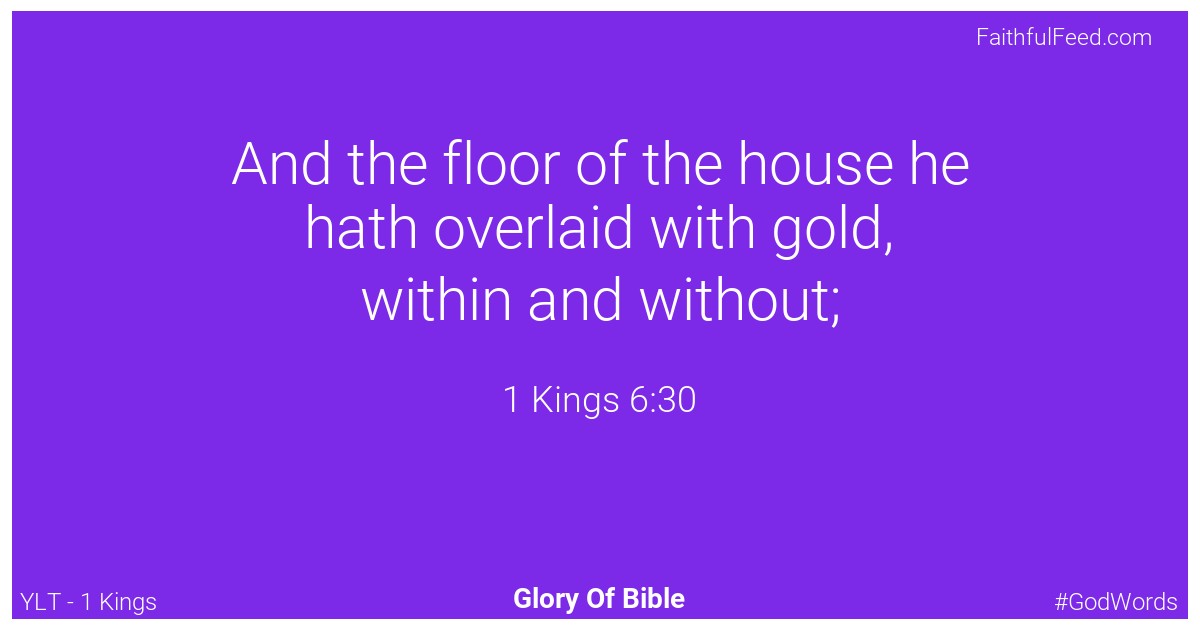 1-kings 6:30 - Ylt