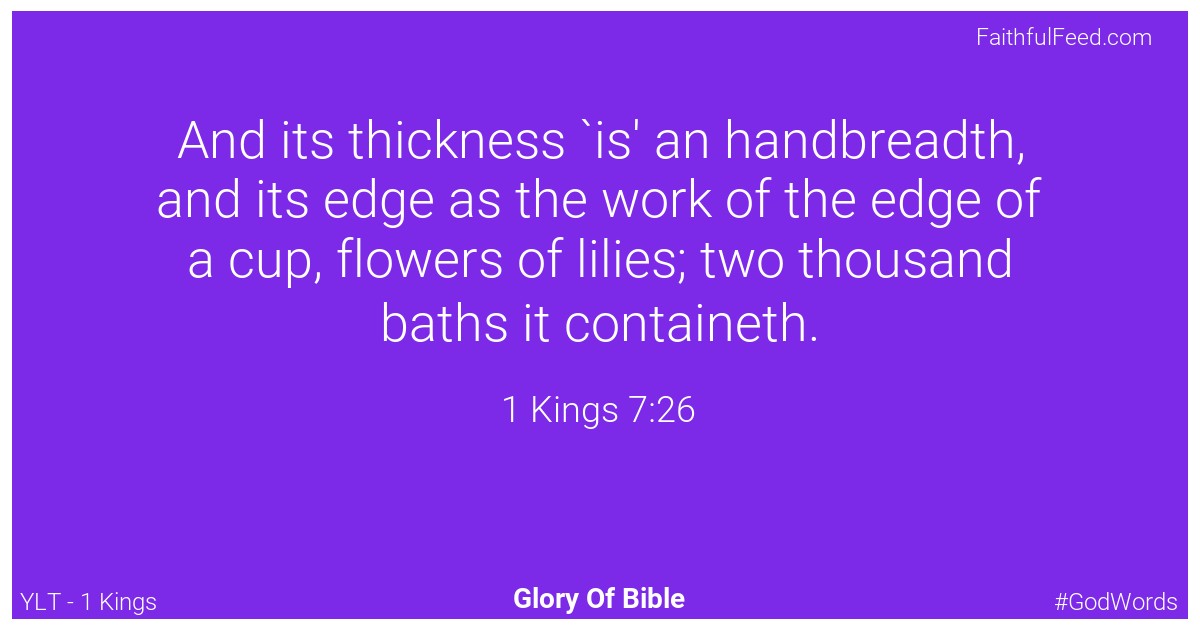 1-kings 7:26 - Ylt